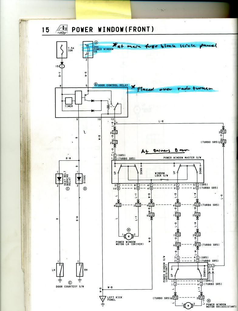 Toyota 4Runner Power Window Wiring Diagram zip Download ~ 531 Mobi Download